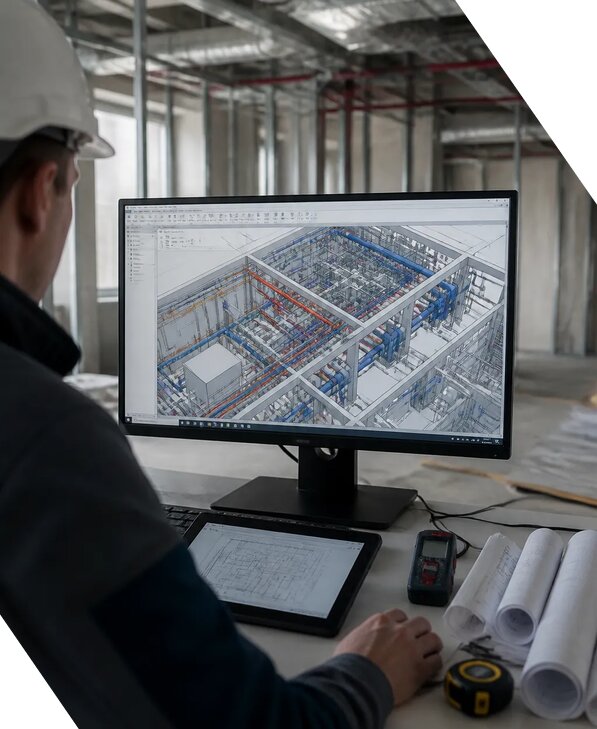 Создание BIM модели инженерных сетей для объектов в Златоусте